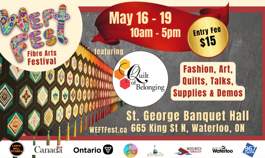 Quilt of Belonging on Show in May